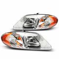 Front Halogen Headlights Assembly HB5 9007 without Bulb for 2007 Chrysler Town & Country