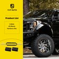 2-inch Rear Leveling Lift Kit with Blocks & U-Bolts for 2018 Ford F-250 Super Duty