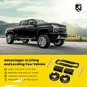 3-inch Front & 2-inch Rear Leveling Lift Kit for Toyota Tacoma RWD 4WD