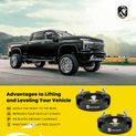 2-inch Front Leveling Lift Kit for Toyota Tundra 2000-2006 RWD 4WD