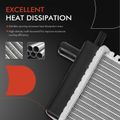 Aluminum Radiator without Oil Cooler for 2016 Lexus NX300h