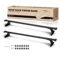 Black Aluminum Alloy Roof Rack Cross Bars for 2023 GMC Terrain