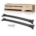 Black Aluminum Alloy Roof Rack Cross Bars for 2014 Chevrolet Equinox