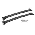 Black Aluminum Alloy Roof Rack Cross Bars for 2014 Chevrolet Equinox