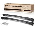 Black Aluminum Alloy Roof Rack Cross Bars for GMC Acadia 2011-2016 SUV