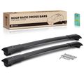 Black Aluminum Alloy Roof Rack Cross Bars for GMC Acadia 2011-2016 SUV