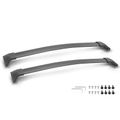 Black Aluminum Alloy Roof Rack Cross Bars for 2018 Mazda CX-3