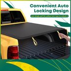 5.59 FT Bed Soft Roll-up Tonneau Cover for Dodge Ram 1500 2500 Ram 1500 Classic
