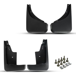 4 Pcs Front & Rear Mud Flaps Splash Guards for Jeep Compass 2011-2016 Front&Rear