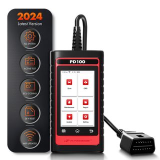 A-Premium 2024 PD100H Elite Pro OBD2 Scanner, Full Systems Diagnostic Tool for Honda Toyota Battery Registration
