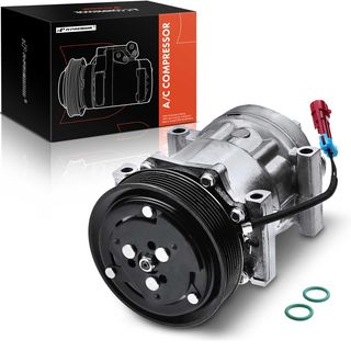 AC Compressor with Clutch & Pulley for Chevrolet C6500 Kodiak GMC C8500 Topkick