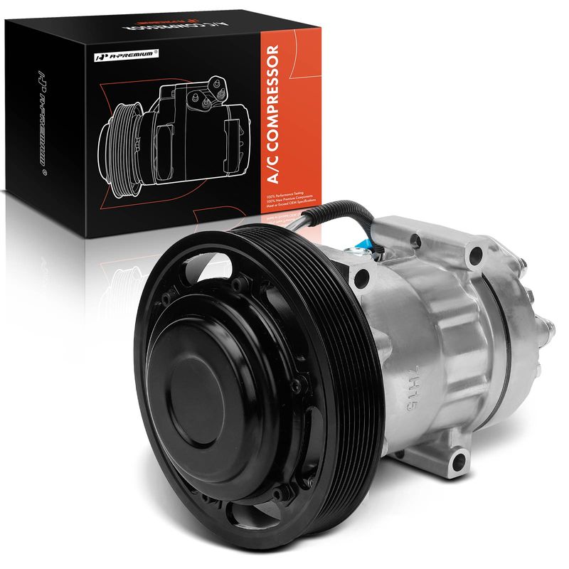 A-Premium AC compressor for 2013 Volvo VAH 10.8L l6