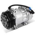 AC Compressor with Pulley for Peterbilt 379 2005 387 2003 6-Groove Pulley 125MM