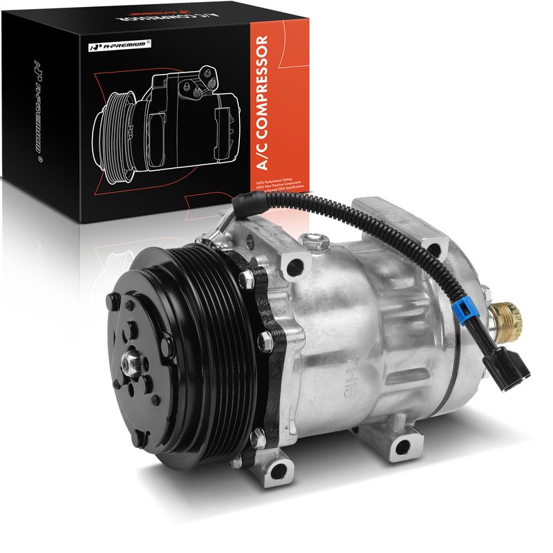 A-Premium AC compressor for 2010 International Harvester 4400 9.3L l6