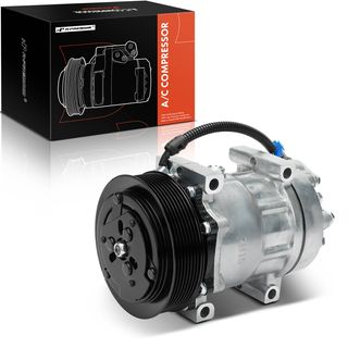 AC Compressor with Clutch for Volvo VNL VNM 2006-2007 8-Groove