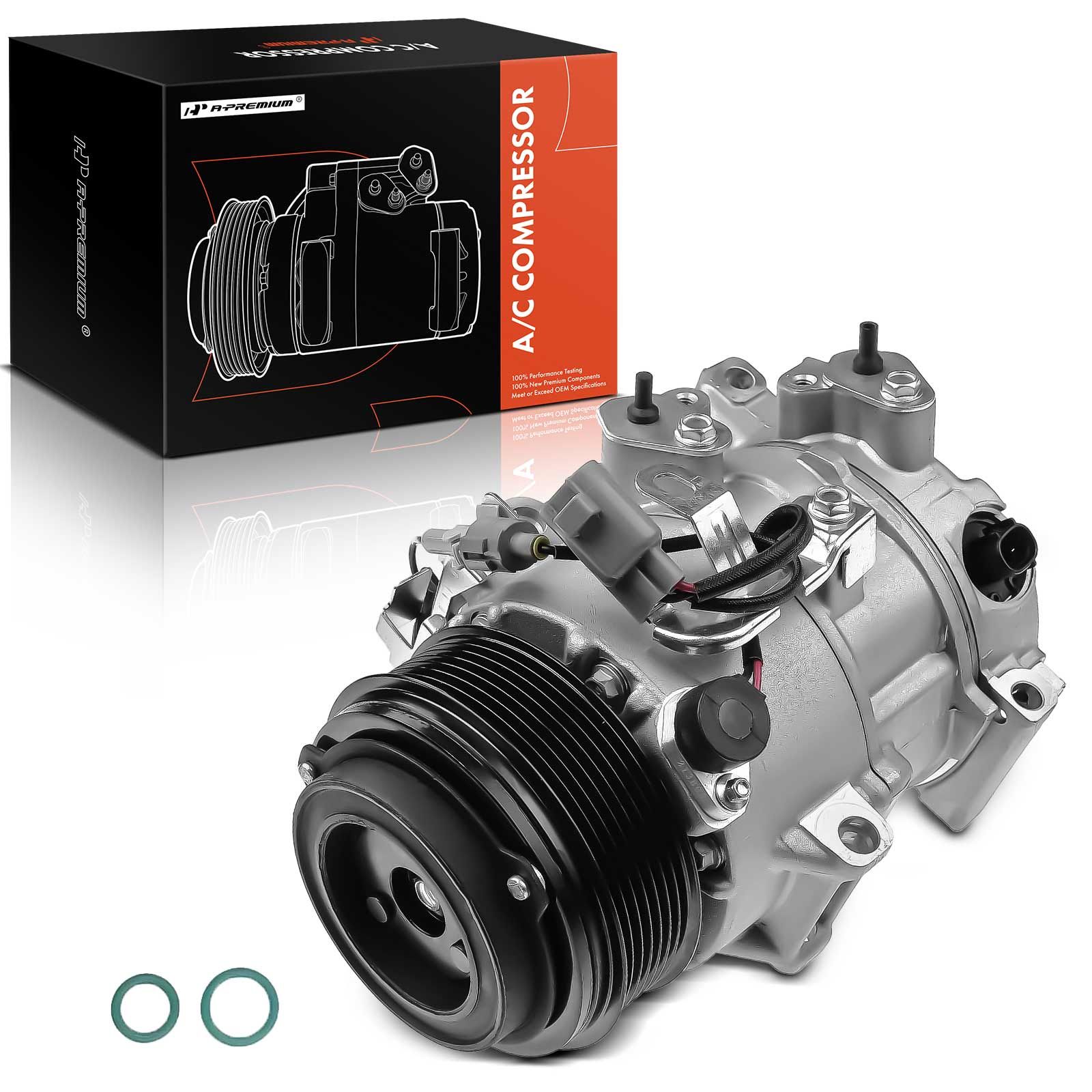 thumbnail image 2 of Reman A/C Compressor For 2000-2004 Toyota Avalon 3.0L – L&S, 1-Year Warranty, 6-Groove Pulley 2 of 5