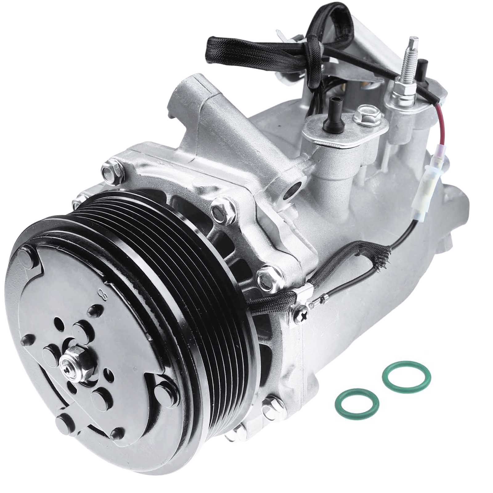 AC Compressor with Clutch & Pulley