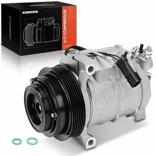 AC Compressor with Clutch & Pulley for Dodge Charger Challenger Jeep 300 09-10