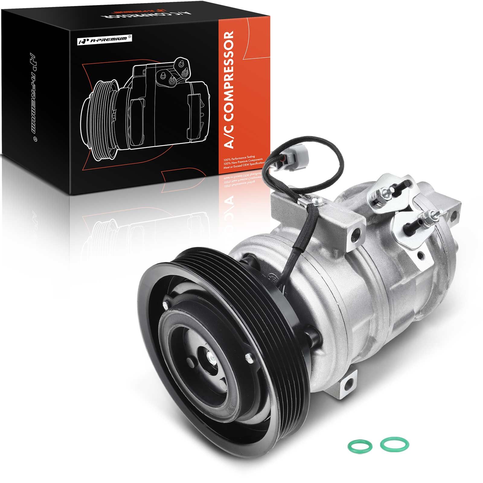 AC Compressor with Clutch & Pulley