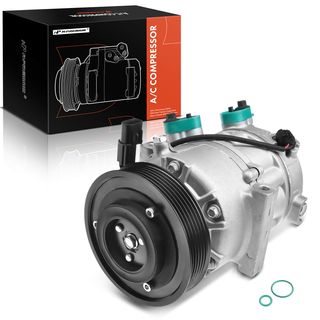 AC Compressor with Clutch & Pulley for Kia Forte Soul Hyundai Elantra GT Coupe
