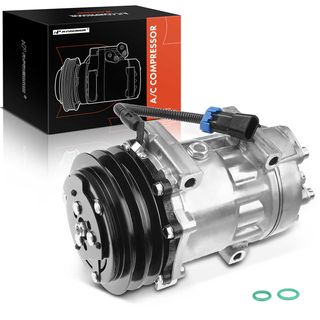 AC Compressor with Clutch & Pulley for Volvo ACL VN VNL WAH WG WI White/GMC WCL