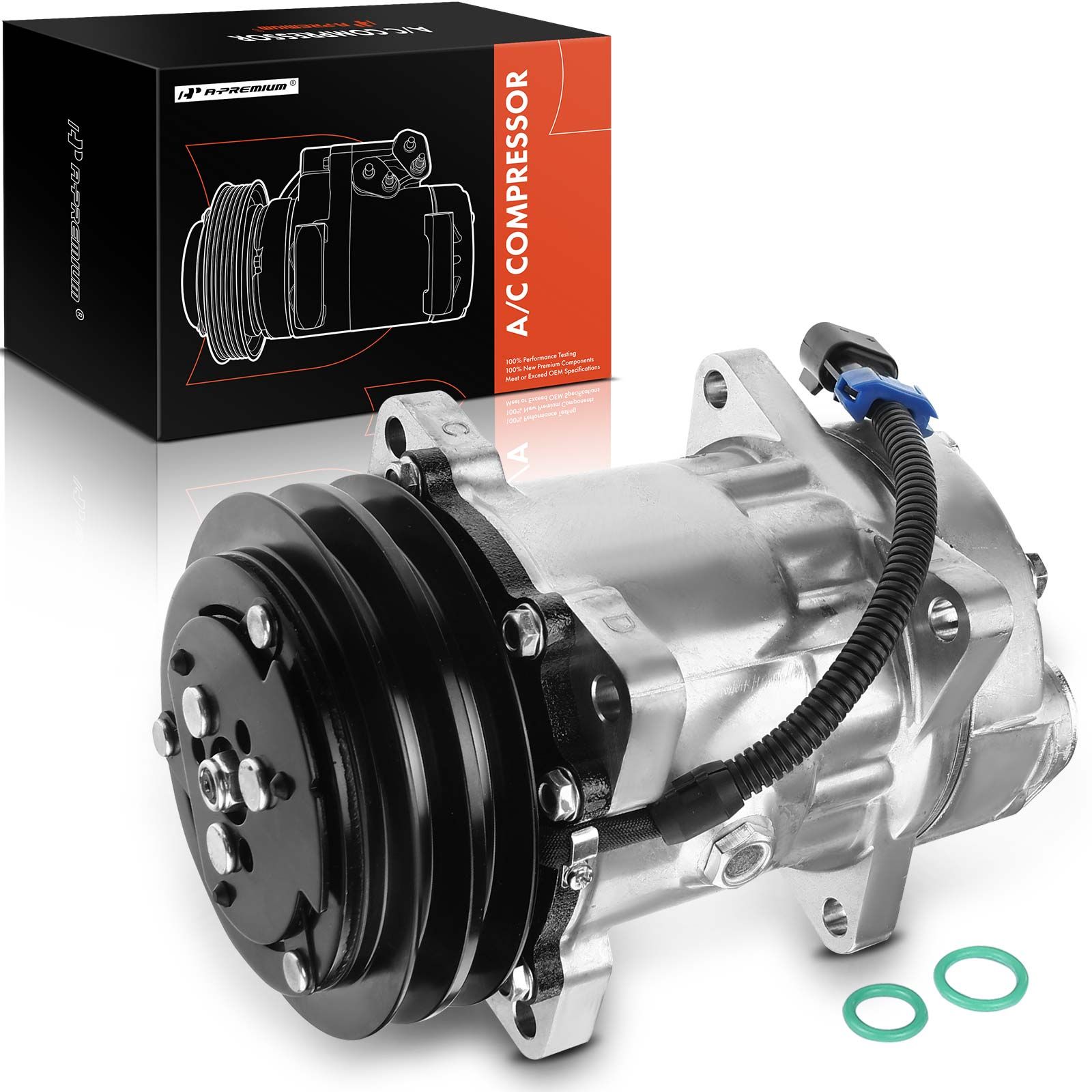 A-Premium AC compressor for 1994 White/GMC WHL