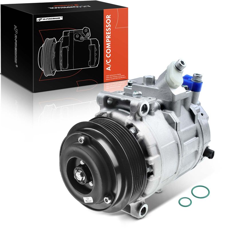 A/C Compressor With Clutch For Subaru Legacy Outback 2005-2009 | 4-Groove Pulley | SCSA08C/A Type | H4 2.5L