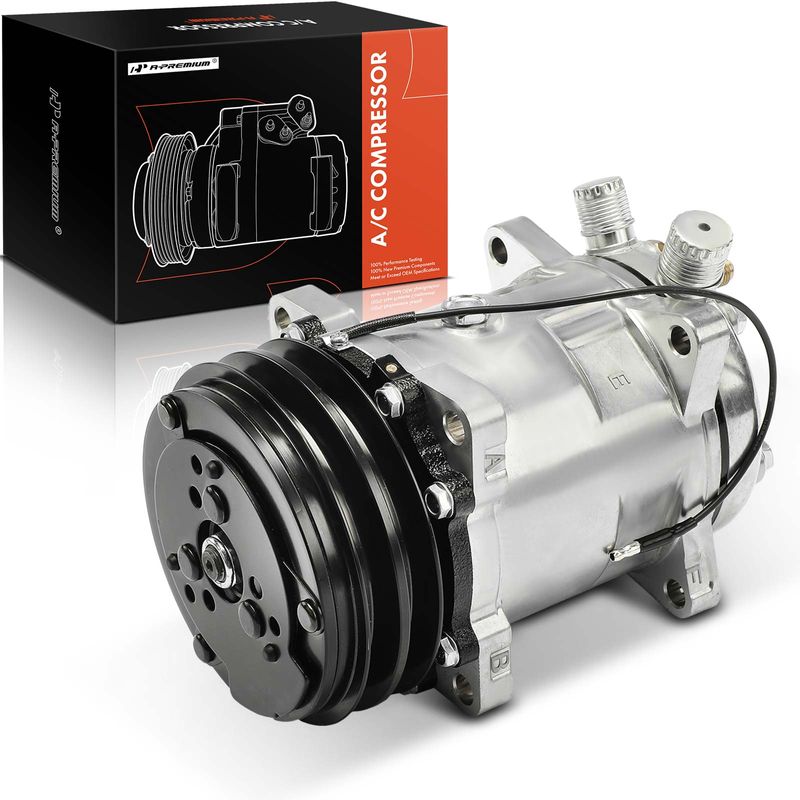 A-Premium AC compressor for 2007 International Harvester 4400 9.3L l6