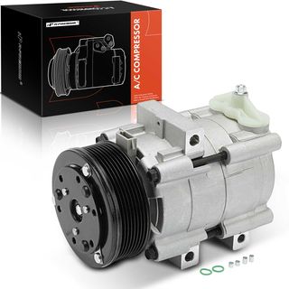AC Compressor with Clutch & Pulley for Ford F-150 Expedition E-150 Econoline