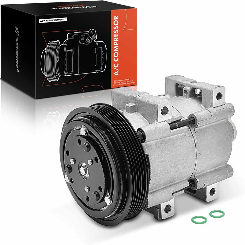 A-Premium AC compressor for 1994 Ford F-53 Motorhome Chassis 7.5L V8