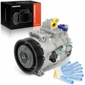 AC Compressor with Clutch & Pulley for Jaguar XK 07-09 XKR 07-09 V8 4.2L