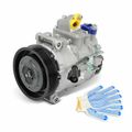 AC Compressor with Clutch & Pulley for Jaguar XK 07-09 XKR 07-09 V8 4.2L