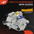 AC Compressor with Clutch & Pulley for Jaguar XK 07-09 XKR 07-09 V8 4.2L