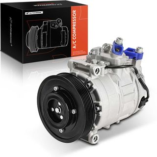 AC Compressor with Clutch for Audi A4 2006-2008 A4 Quattro 2005-2009 Q7 2011-2015