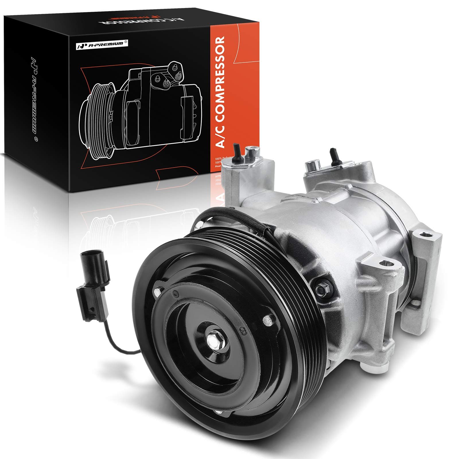 AC Compressor with Clutch for 2016 Hyundai Accent | A-Premium
