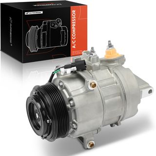 AC Compressor with Clutch for Ford F-150 2018-2020 V6 2.7L 7SAS17C Style