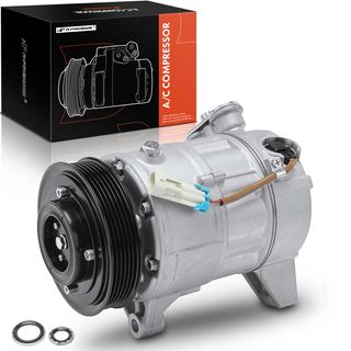 AC Compressor with Clutch & Pulley for Buick Allure LaCrosse Cadillac SRX Saab