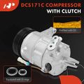 AC Compressor with Clutch & Pulley for Buick Allure LaCrosse Cadillac SRX Saab