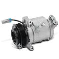 AC Compressor with Clutch for Chevrolet Sonic 2012 L4 1.8L 6 Groove CSP15 Style