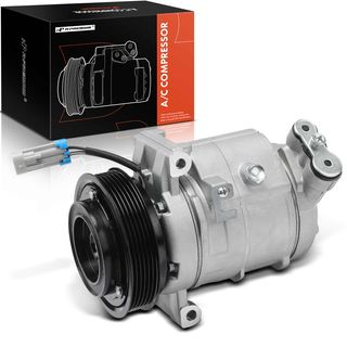 AC Compressor with Clutch & Pulley for Chevy Camaro 2010-2015 V6 3.6L