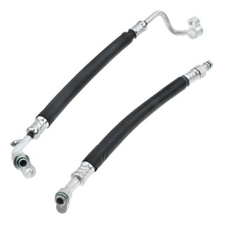 2 Pcs AC Manifold Hose Assembly for Honda Civic 1994 L4 1.5L 1.6L Petrol