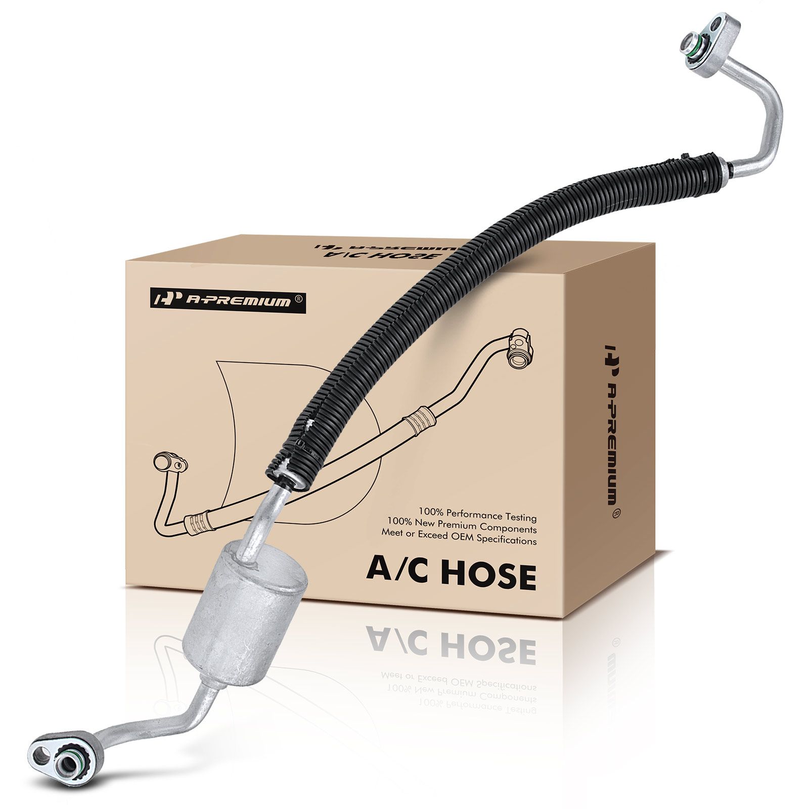 A/C Discharge / Suction Hose Assembly - Compatible With 1998 - 2003 Ford F-150 1999 2000 2001 2002