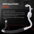 AC Suction Hose for Nissan Altima 19-20 L4 2.5L Compressor to Evaporator