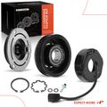 AC Compressor Clutch Kit with 6-Groove Pulley for Chevy Traverse GMC Aadia Buick Enclave