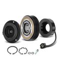 AC Compressor Clutch Kit with 6-Groove Pulley for Chevy Traverse GMC Aadia Buick Enclave