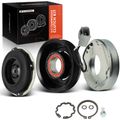 AC Compressor Clutch Kit with 6-Groove Pulley for Jeep Renegade 2015-2021 Fiat 500X 2016-2018