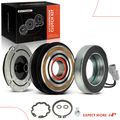 AC Compressor Clutch Kit with 6-Groove Pulley for Jeep Renegade 2015-2021 Fiat 500X 2016-2018