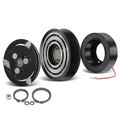 AC Compressor Clutch Kit with 6-Groove Pulley for Jeep XJ Cherokee 1994-1996 YJ Wrangler 1994