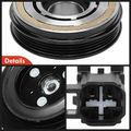 AC Compressor Clutch Kit with 4-Groove Pulley for 2016 Ford Transit-350 HD