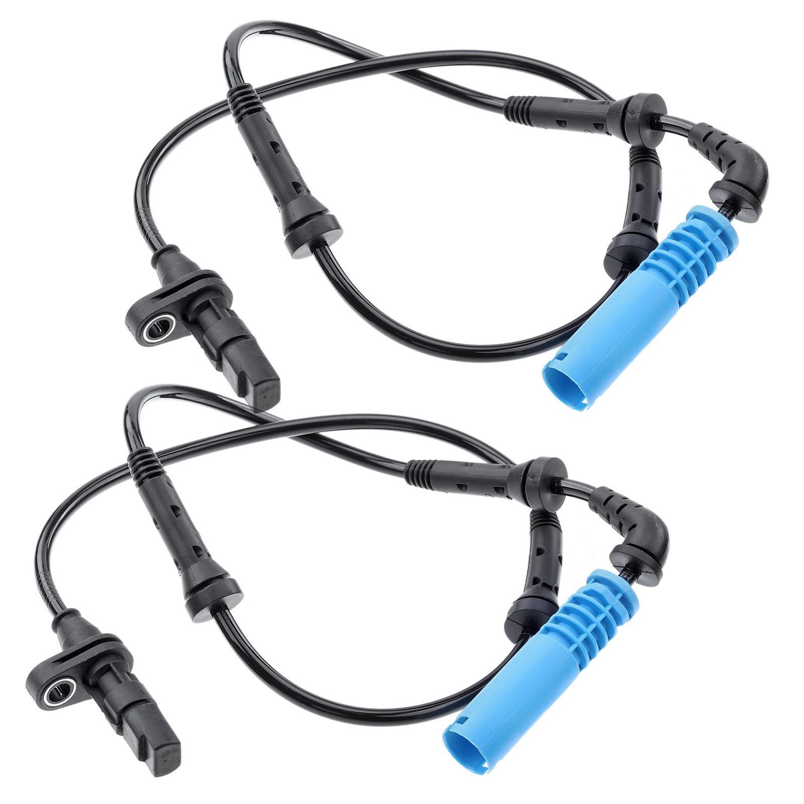 2 Pcs Front Driver & Passenger ABS Wheel Speed Sensor for BMW E46 E90 325xi 01-05